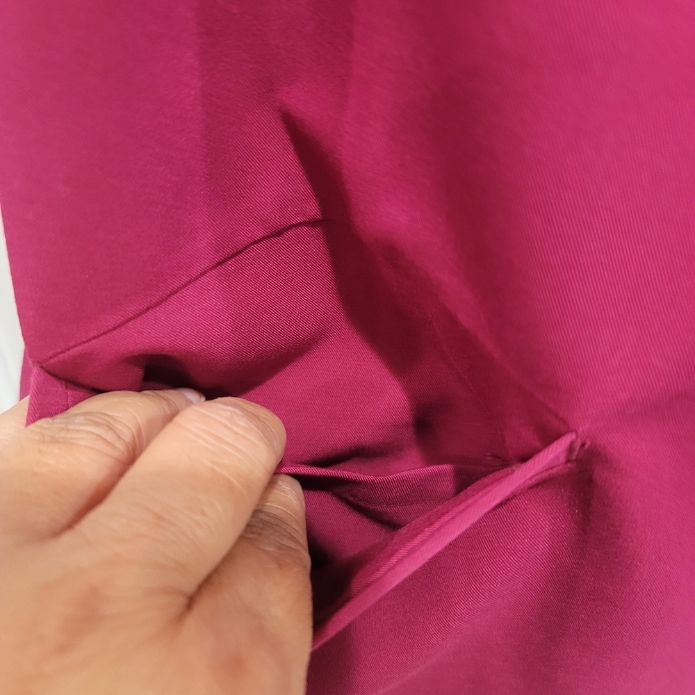 Sz Small Figs Scrub Top Tech Collection Casma Three-Pocket Raspberry - Picture 5 of 11